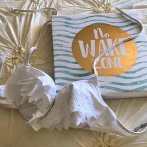 Victoria’s Secret PINK white swim top